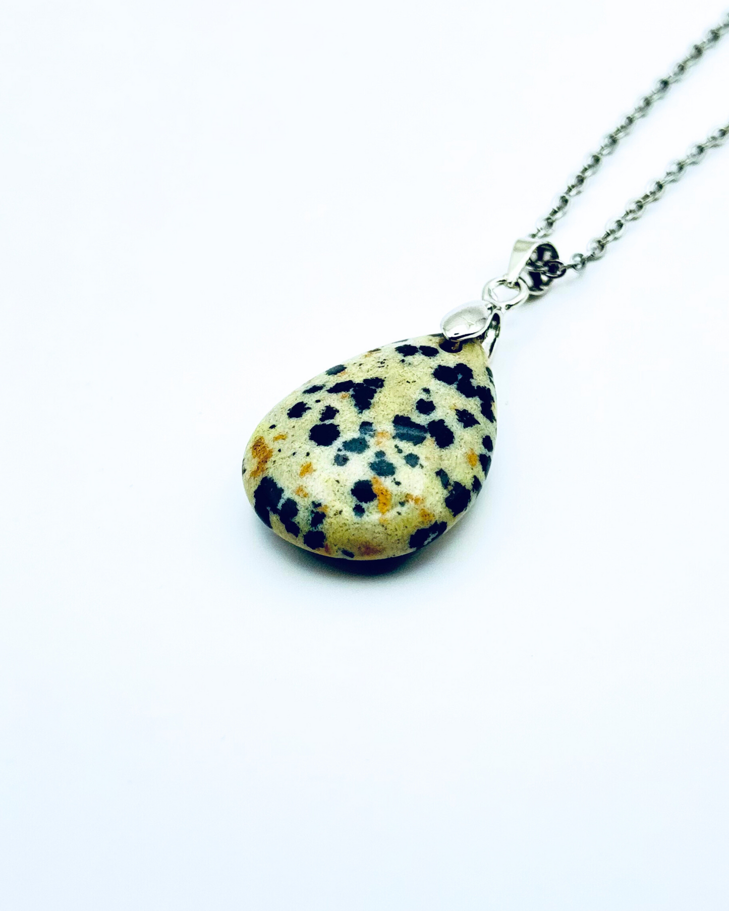 Angel Drop Natural Gemstone Necklace