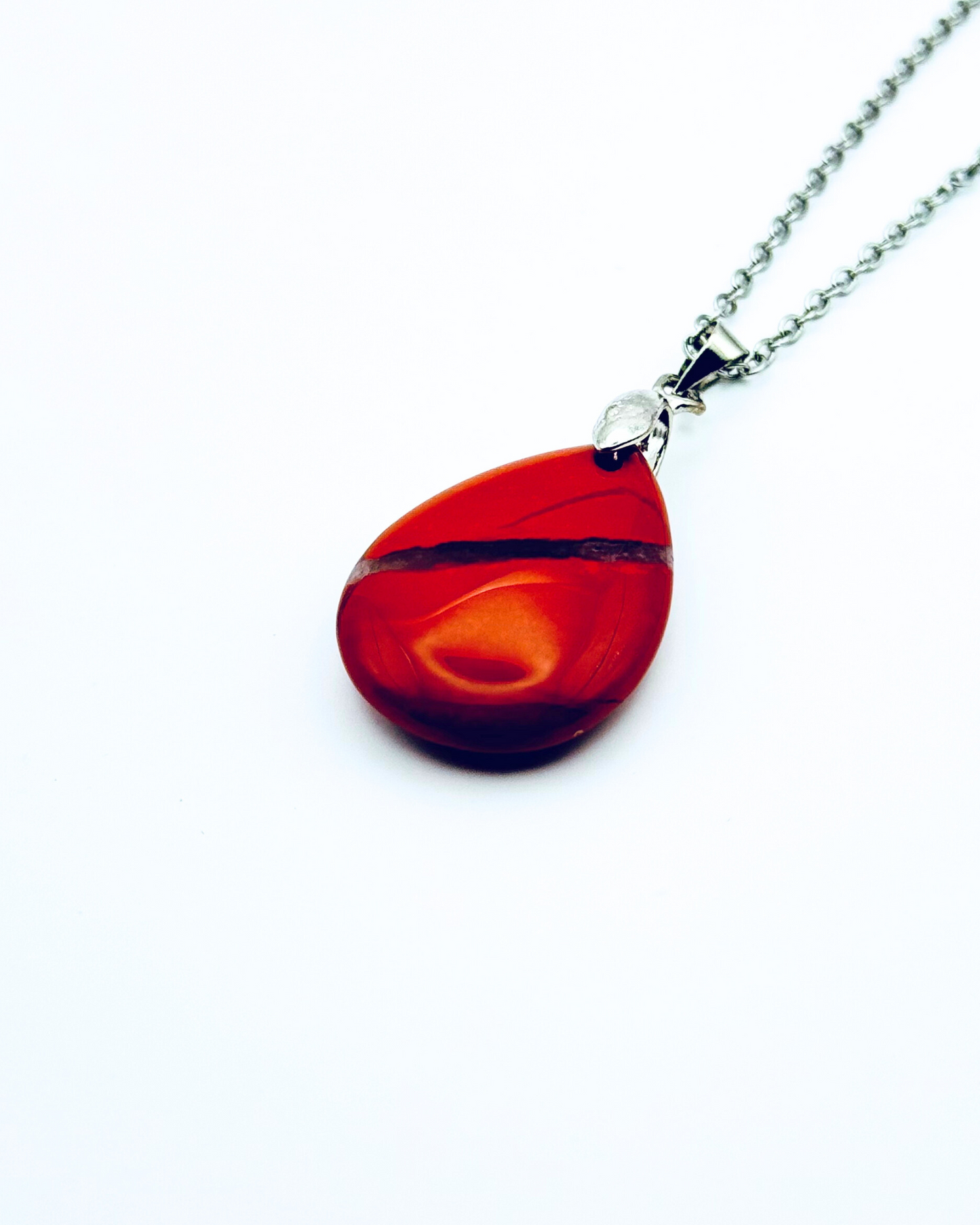 Angel Drop Natural Gemstone Necklace