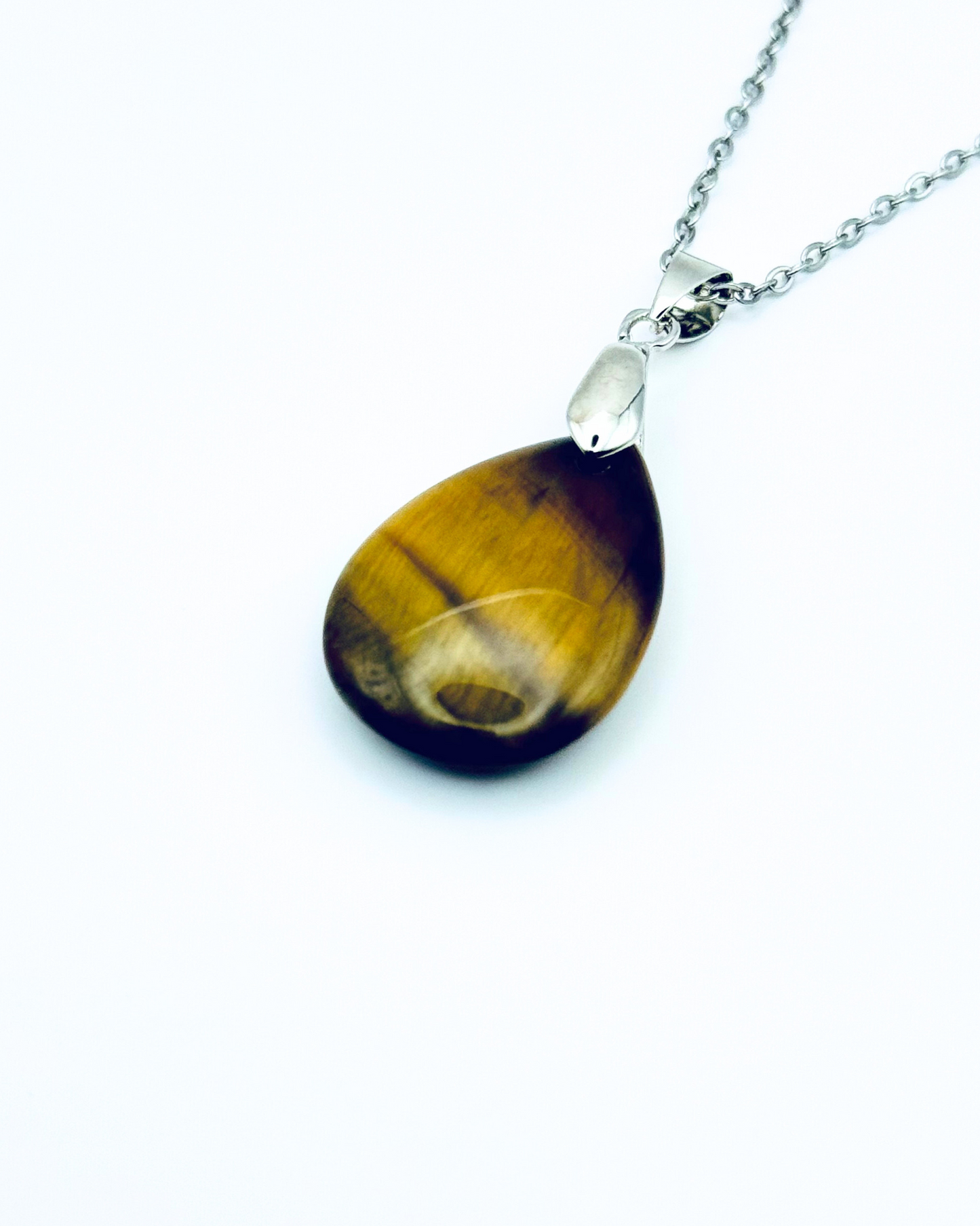 Angel Drop Natural Gemstone Necklace