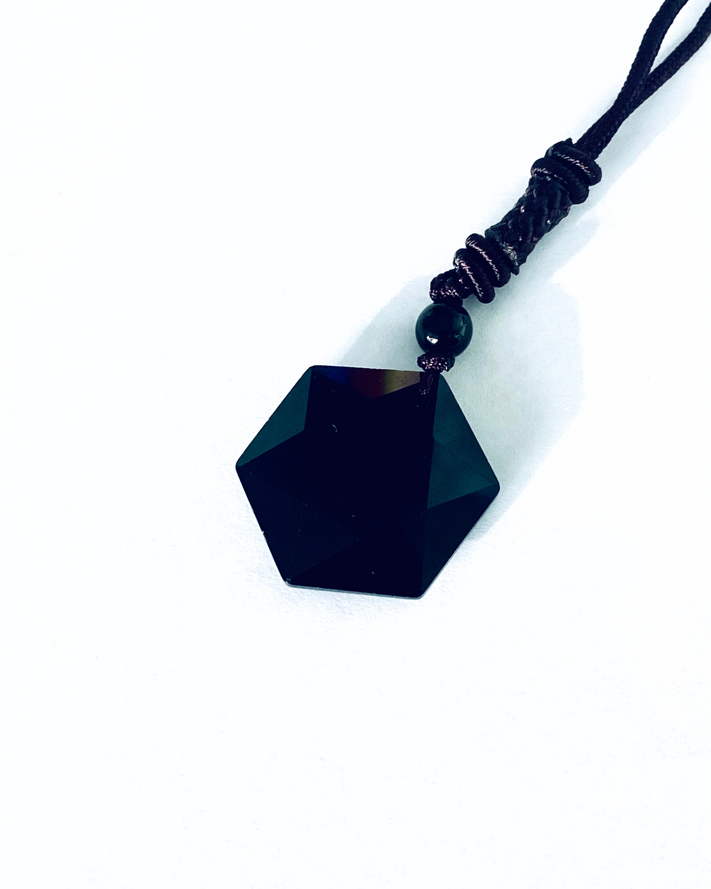 Black Obsidian Star Necklace