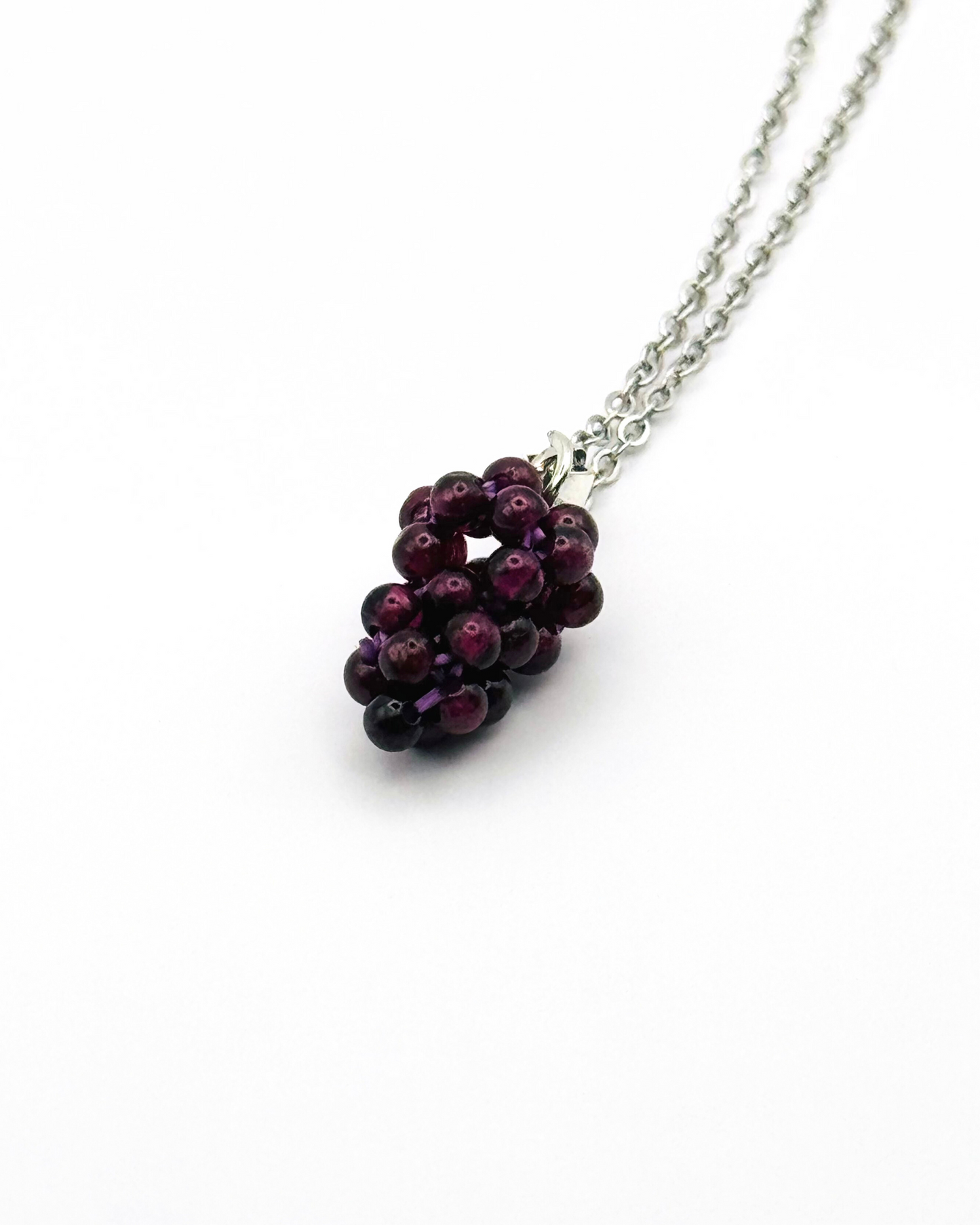 Garnet Grapes Necklace