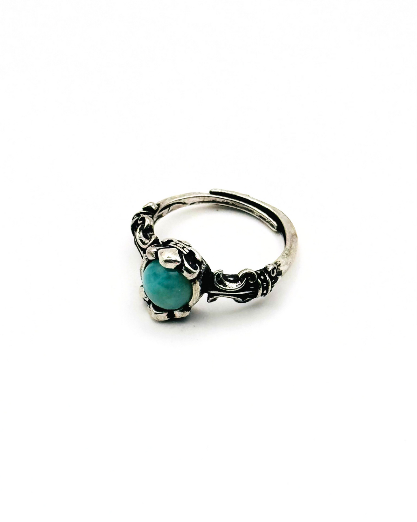 Ivy - Natural Larimar Stone Ring