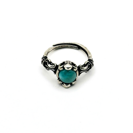 Ivy - Natural Larimar Stone Ring