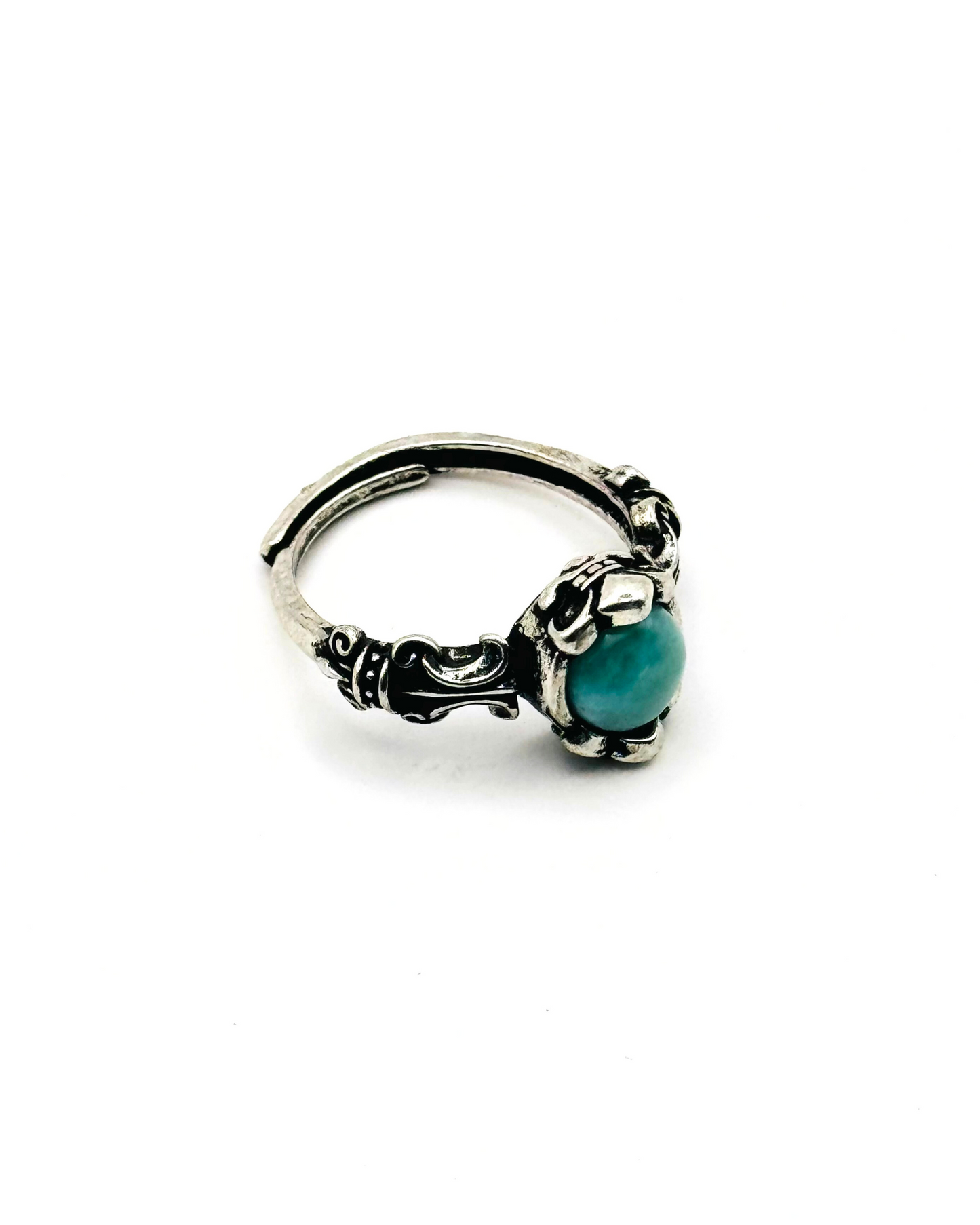 Ivy - Natural Larimar Stone Ring