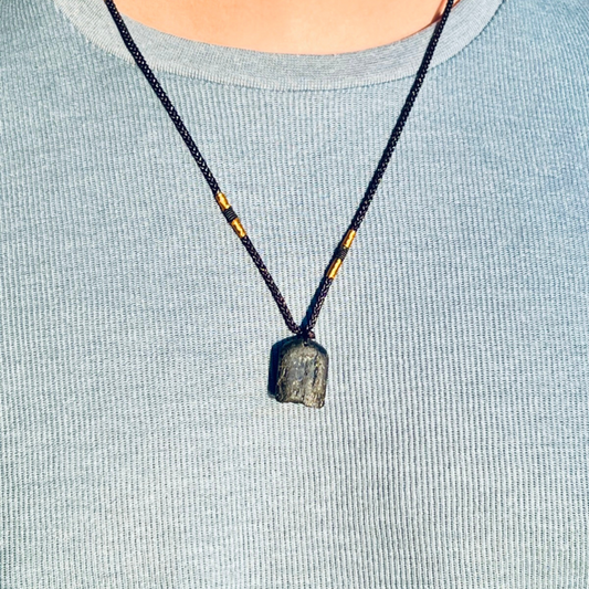 Geom - Natural Rough Stone Necklace