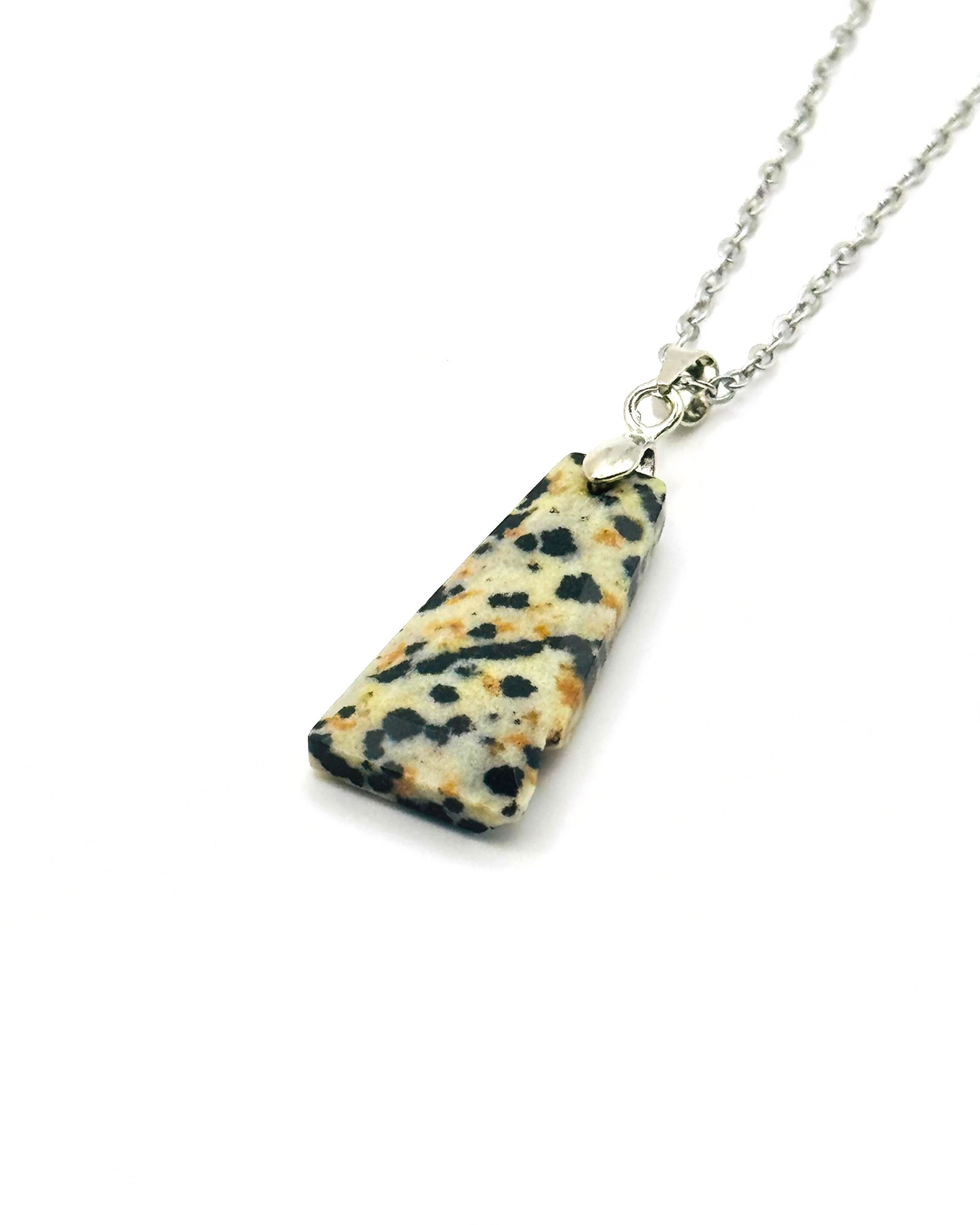 Trapezium Faceted Natural Gemstone Necklace