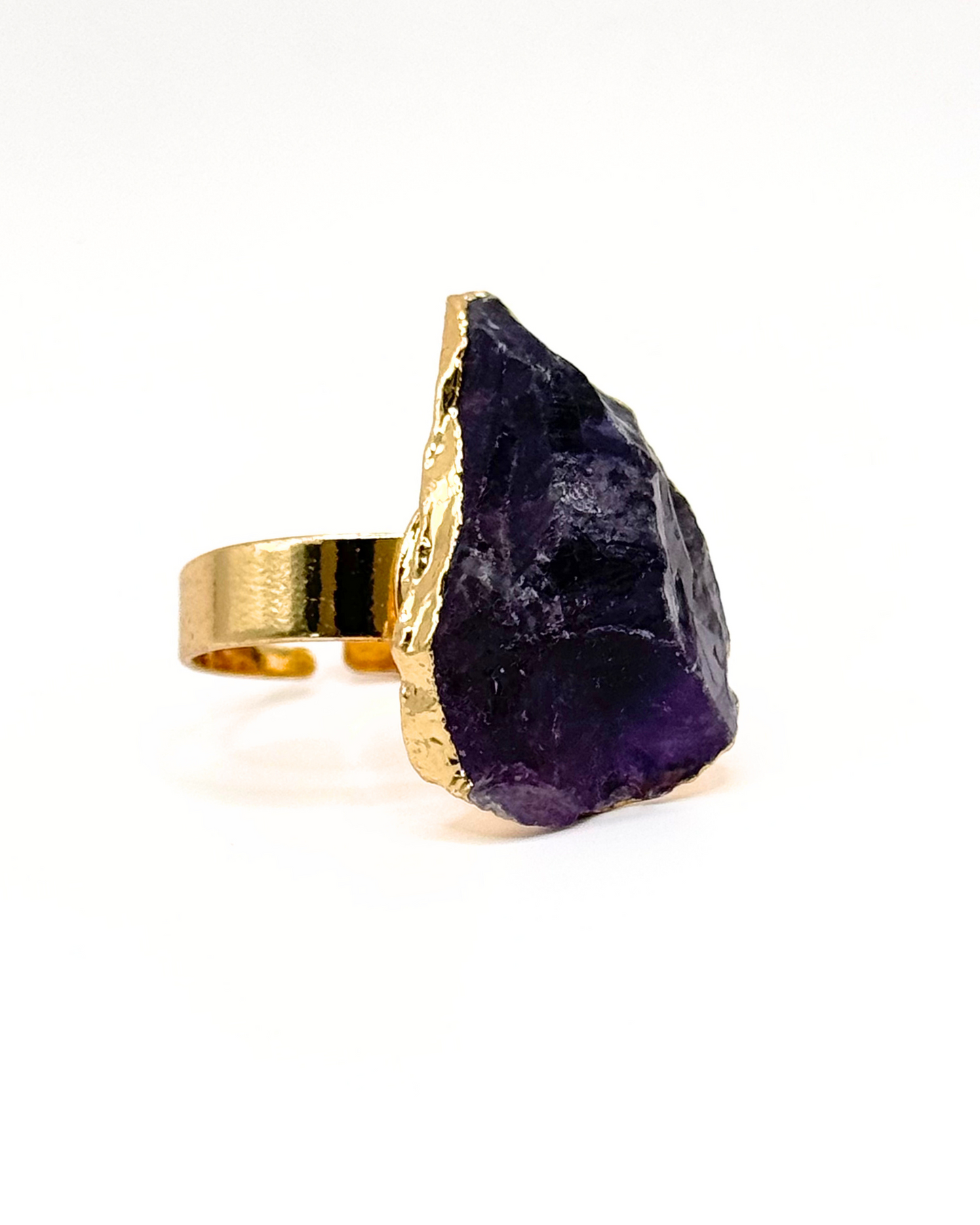 Gama - Natural Rough Stone Ring