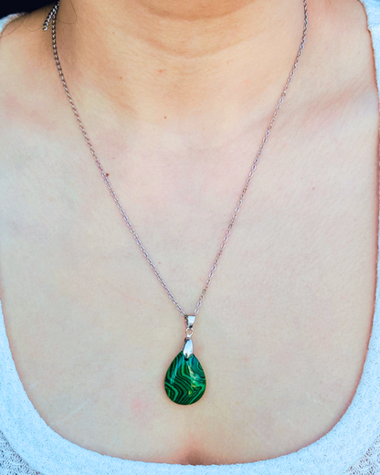 Angel Drop Natural Gemstone Necklace